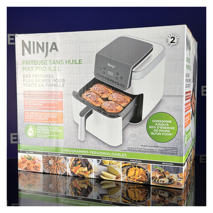 NINJA | Air fryer | AF180EUWH MAX PRO | Power 2000 W | Capacity 6.2 L