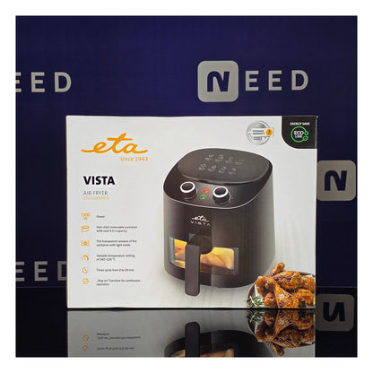 ETA | Friteuse à air chaud | ETA016890000 Vista | Puissance 1300 W | Capacité 4,3 L