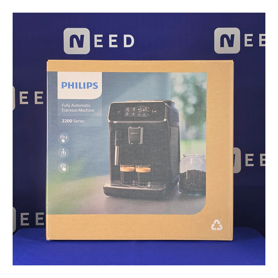 Philips | Coffee Maker | EP2220/10 | Built-in milk frother | Automatic | 1500 W | Black