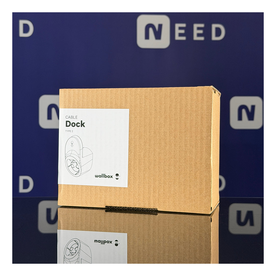 Wallbox | Support de câble Type 2 | CBLDOCK-T2-W | Noir | Blanc