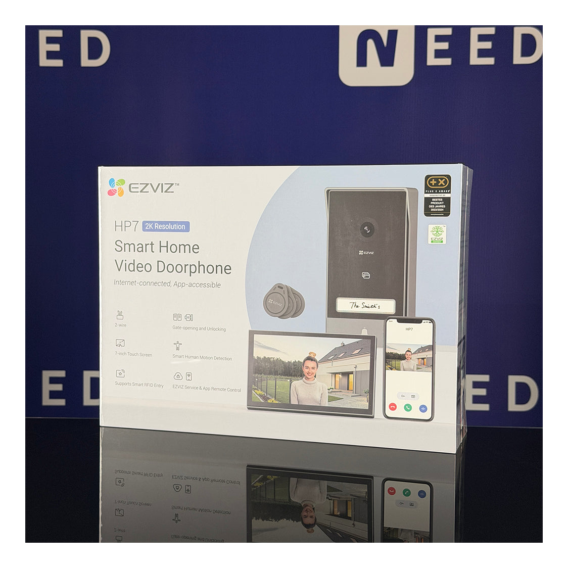 EZVIZ | CS-HP7 Smart Home Video Doorphone | Black