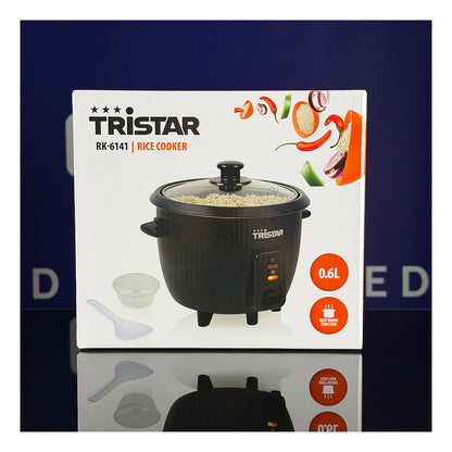 Tristar | RK-6141 | Cuiseur à riz | 300W | 0,6L | Noir