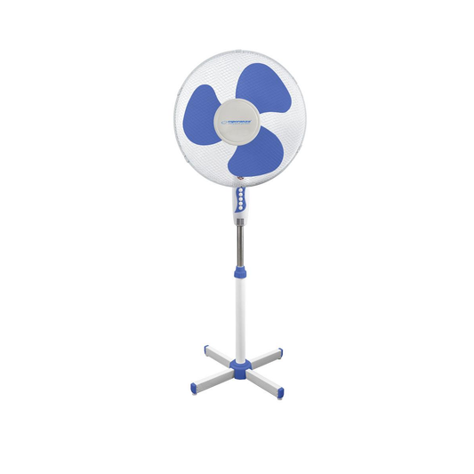 Esperanza EHF001WB Standventilator | 40 cm | Weiß/Blau