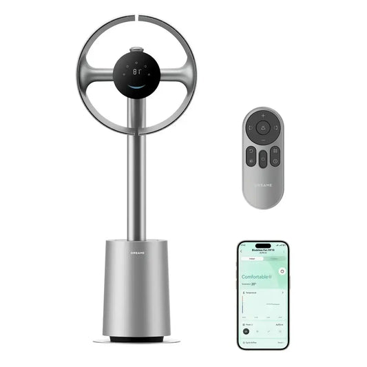 Dreame MF10 Bladeless Smart Pedestal Fan | CVF22A | 55 W | Starlight Gold