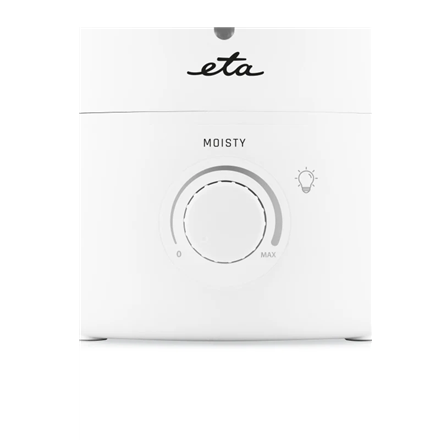 ETA Humidifier | ETA362990000 MOISTY | 40 m³ | 25 W | Water tank capacity 5 L | Ultrasonic technology | White