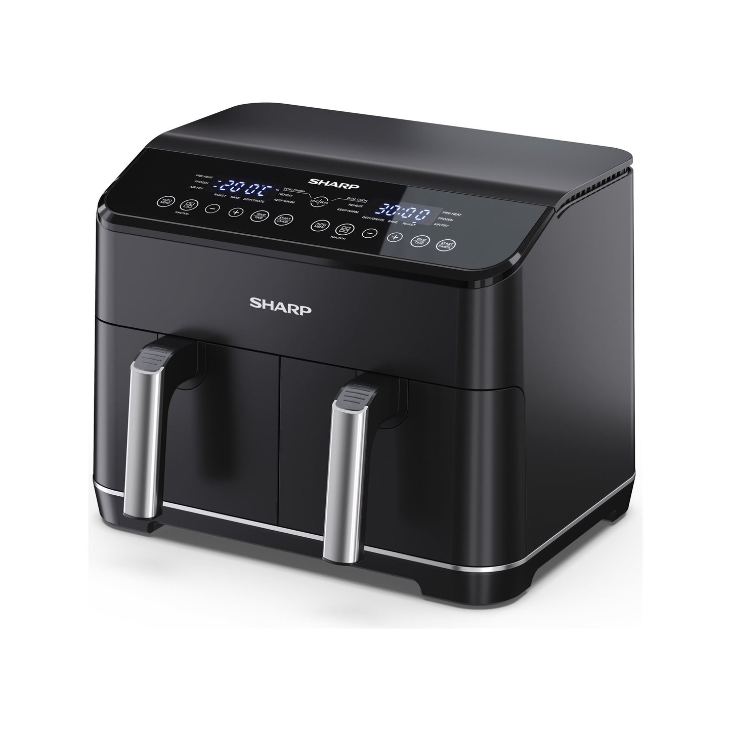 Sharp | Friteuse à air | AF-GD82AE-B | Puissance 1800 W | Capacité 8 L | Noir