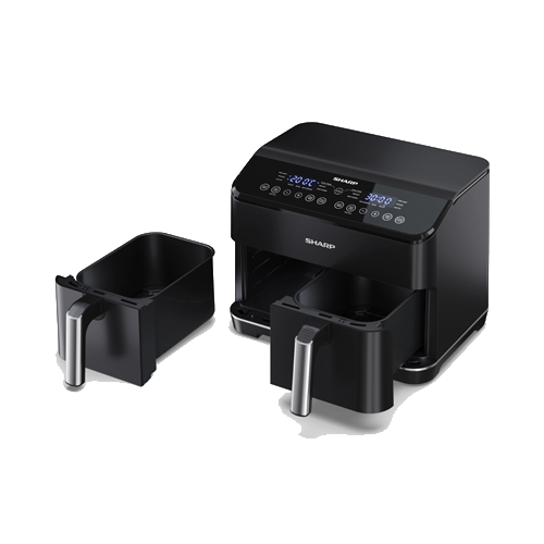 Sharp | Friteuse à air | AF-GD82AE-B | Puissance 1800 W | Capacité 8 L | Noir