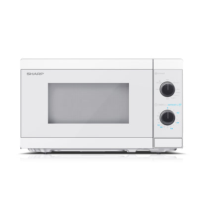 Sharp | Microwave Oven with Grill | YC-MG01E-C | Free standing | 800 W | Grill | White