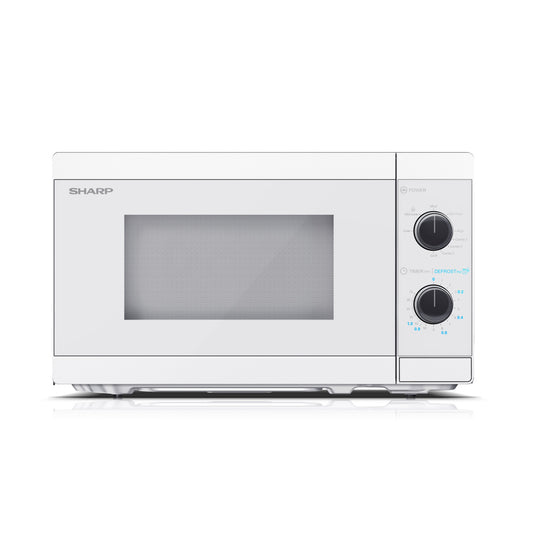 Sharp | Microwave Oven with Grill | YC-MG01E-C | Free standing | 800 W | Grill | White