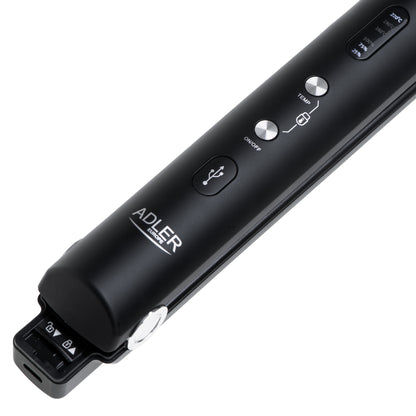 Adler Straightener | AD 2327 | Max Temperature 220 °C | Heat Settings Qty 3 | BlackAdler Straightener | AD 2327 | Max Temperature 220 °C | Heat Settings Qty 3 | Black