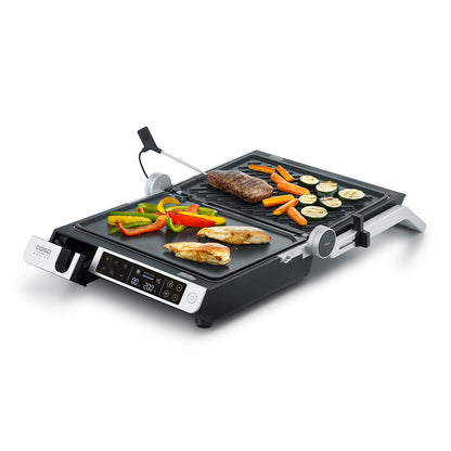 Caso Double Contact Grill with Thermocontrol | SteakMaster Pro | Contact grill | 2000 W | Stainless Steel/Black