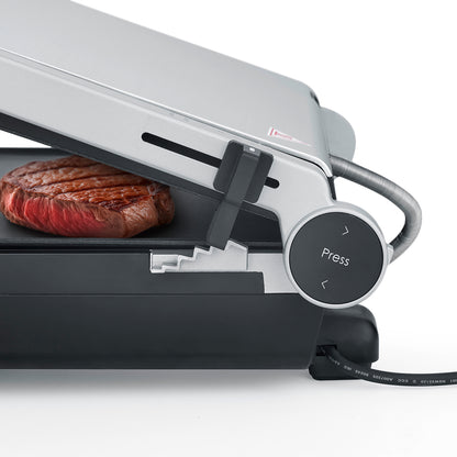Caso Double Contact Grill with Thermocontrol | SteakMaster Pro | Contact grill | 2000 W | Stainless Steel/Black