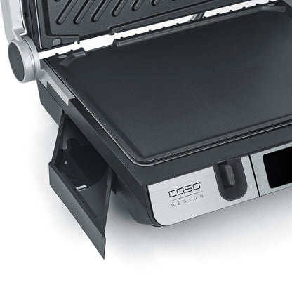 Caso Double Contact Grill with Thermocontrol | SteakMaster Pro | Contact grill | 2000 W | Stainless Steel/Black