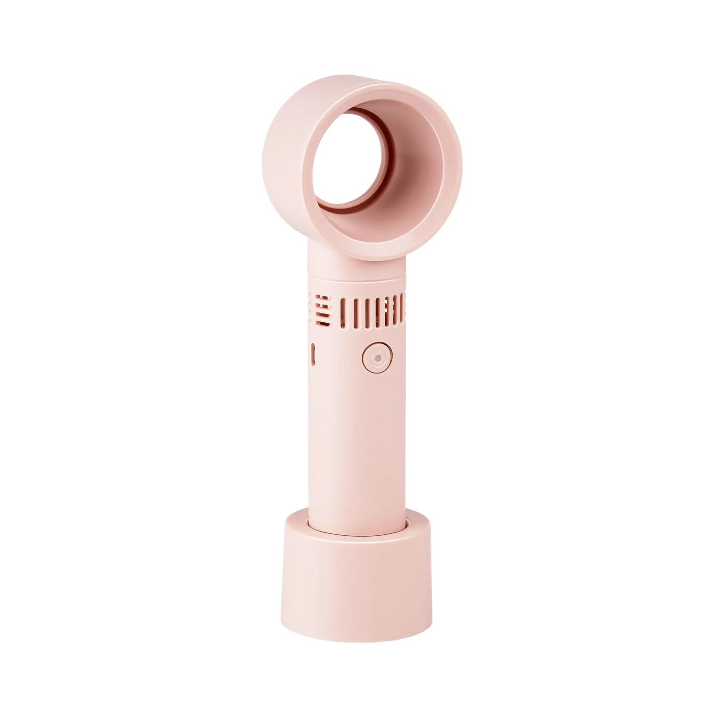 Lifetime Air | Ventilateur de table sans pales | 3 W | Rechargeable USB-C | 3 vitesses | Rose