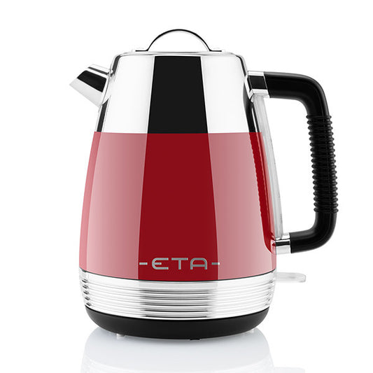 ETA | Bouilloire Storio | ETA918690030 | Standard | 2150 W | 1,7 L | Acier inoxydable | Base rotative à 360° | Rouge