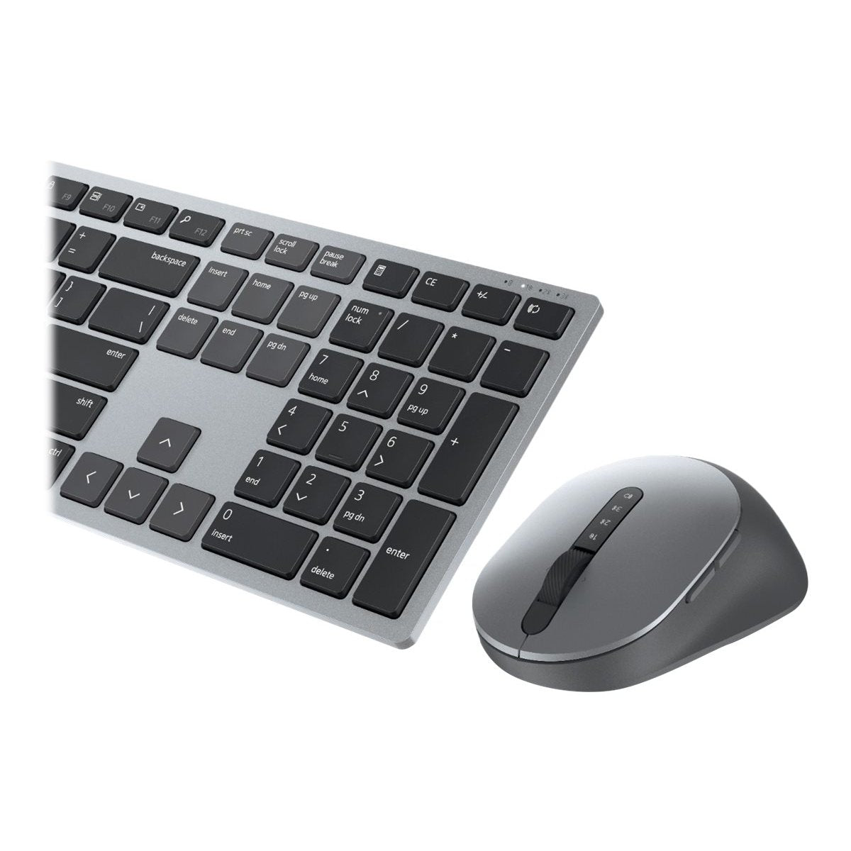 Dell | Premier Multi-Device Keyboard and Mouse | KM7321W | Keyboard and Mouse Set | Batteries included | US | Titan grey | Wireless connection