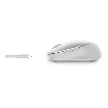 Dell | Premier Rechargeable Wireless Optical Mouse | MS7421W | 2.4GHz | Bluetooth 5.0 | Platinum silver
