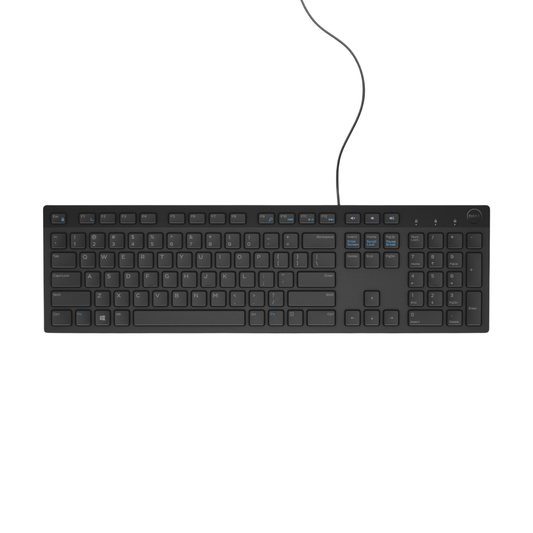 Dell | KB216 | Standard | Wired | Black