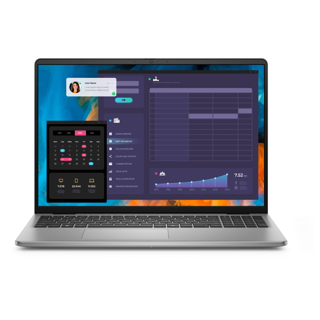 Dell Vostro 16 5640 | Titan Grey | 16 " | WVA | FHD+ | 1920 x 1200 | Anti-glare | Intel Core 5 | 120U | 16 GB | DDR5 | 512 GB