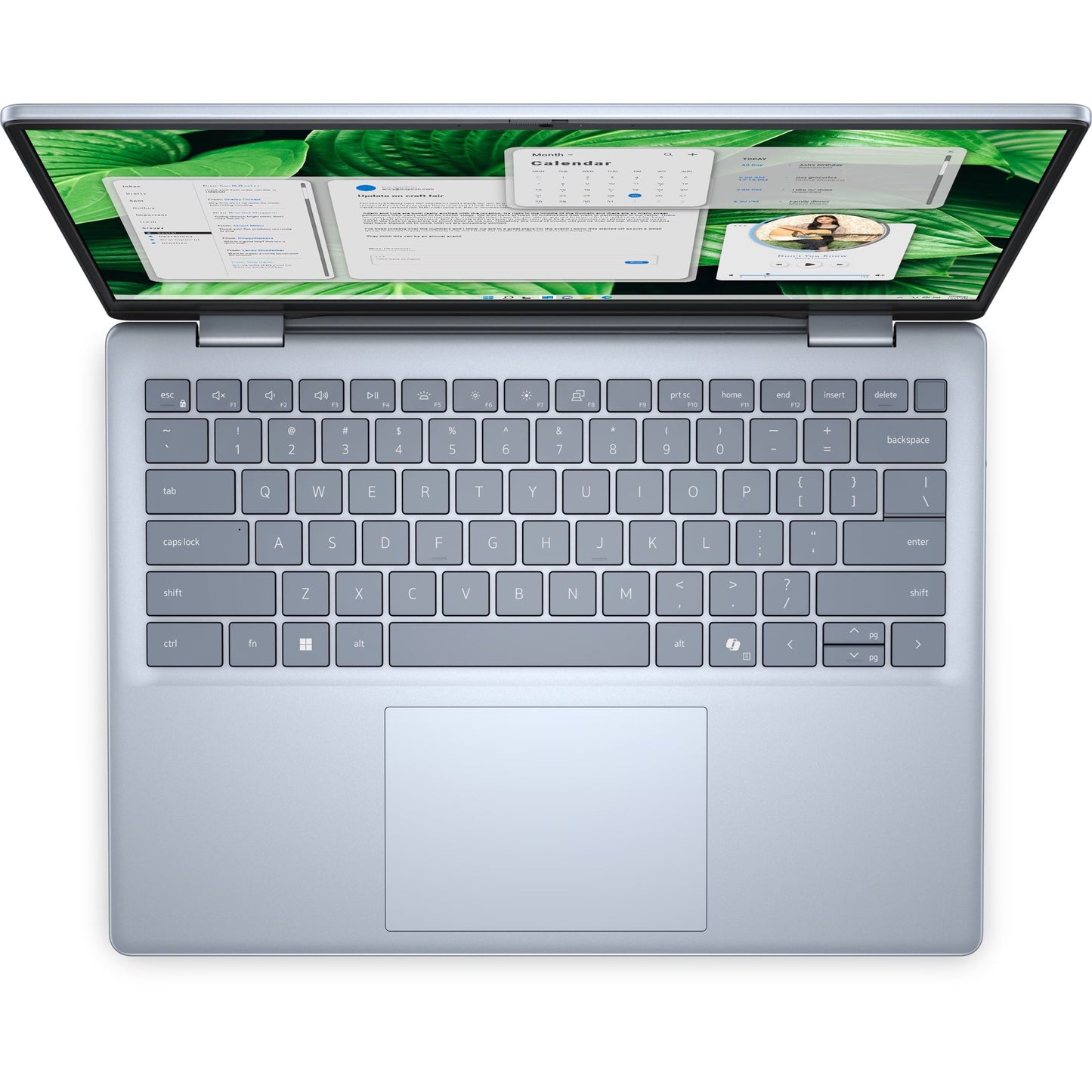 Dell Inspiron 14 5445 | Ice Blue | 14 " | WVA | FHD+ | 1920 x 1200 | Anti-glare | AMD Ryzen 5 | 8540U | 16 GB | DDR5 | 1000 GB