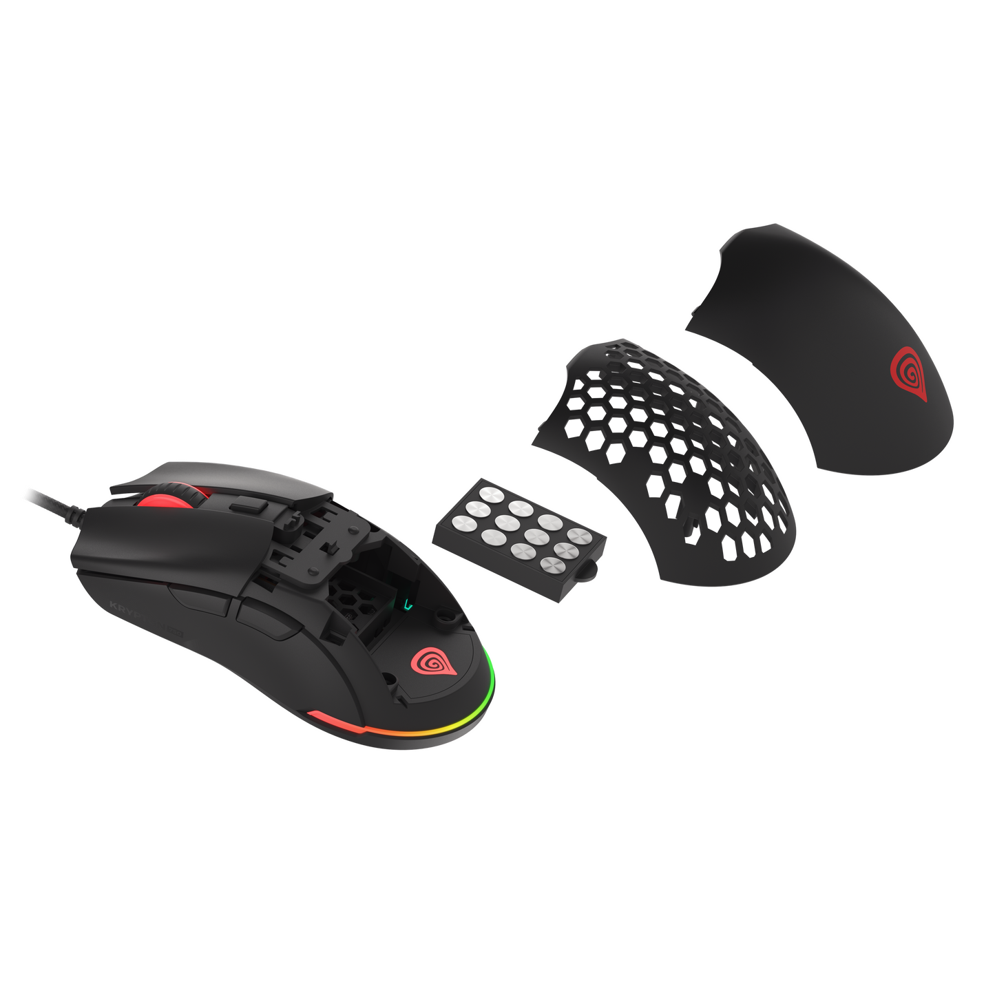 Genesis | Ultralight Gaming Mouse | Krypton 750 | Wired | Optical | Gaming Mouse | USB 2.0