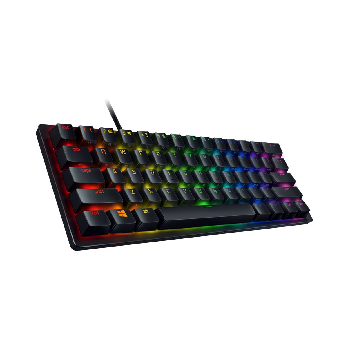 Razer | Huntsman Mini 60% | Black | Gaming keyboard | Wired | Opto-Mechanical | RGB LED light