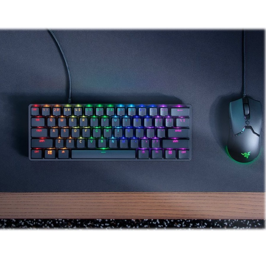Razer | Huntsman Mini 60% | Black | Gaming keyboard | Wired | Opto-Mechanical | RGB LED light