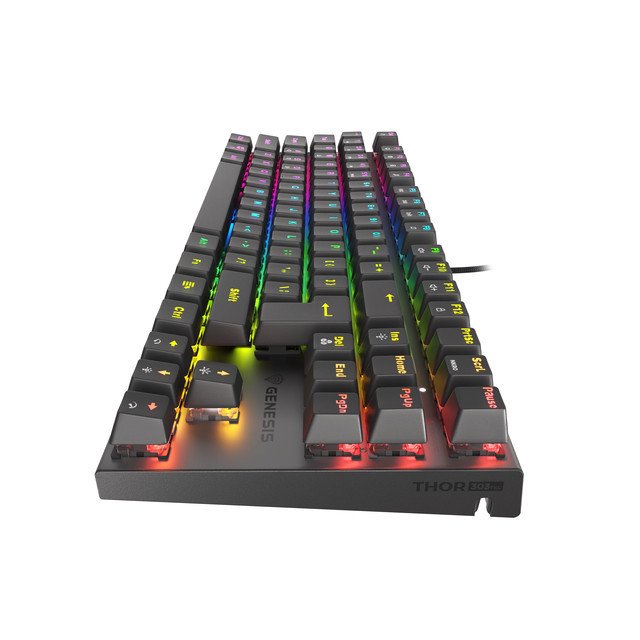 Genesis | THOR 303 TKL | Black | Mechanical Gaming Keyboard | Wired | RGB LED light | US | USB Type-A