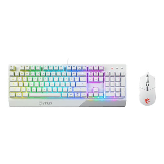 MSI | Vigor GK30 COMBO WHITE | Keyboard and Mouse Set | Wired | Mouse included | US