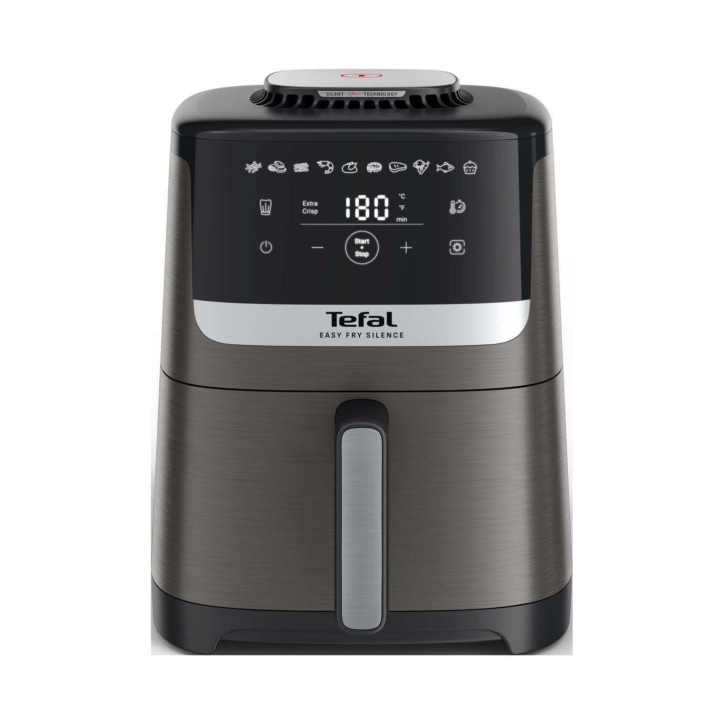 TEFAL Air Fryer | Easy Fry Silence EY551HE0 | Power 1650 W | Capacity 5 L