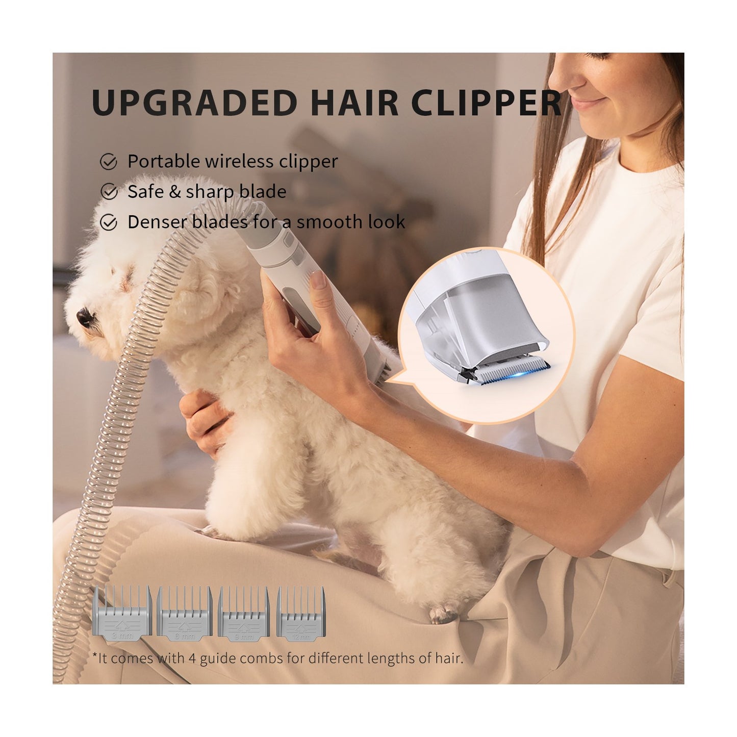 PETKIT | Air Clipper Pet Grooming Vacuum Kit 5in1 | LM4