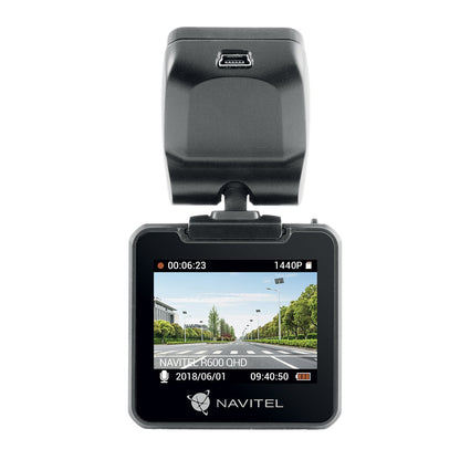 Navitel | R600 QUAD HD | Audio recorder | Built-in display | Movement detection technology