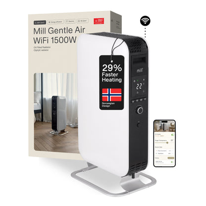 Mill | Heater | OIL1500WIFI3 GEN3 | Oil Filled Radiator | 1500 W