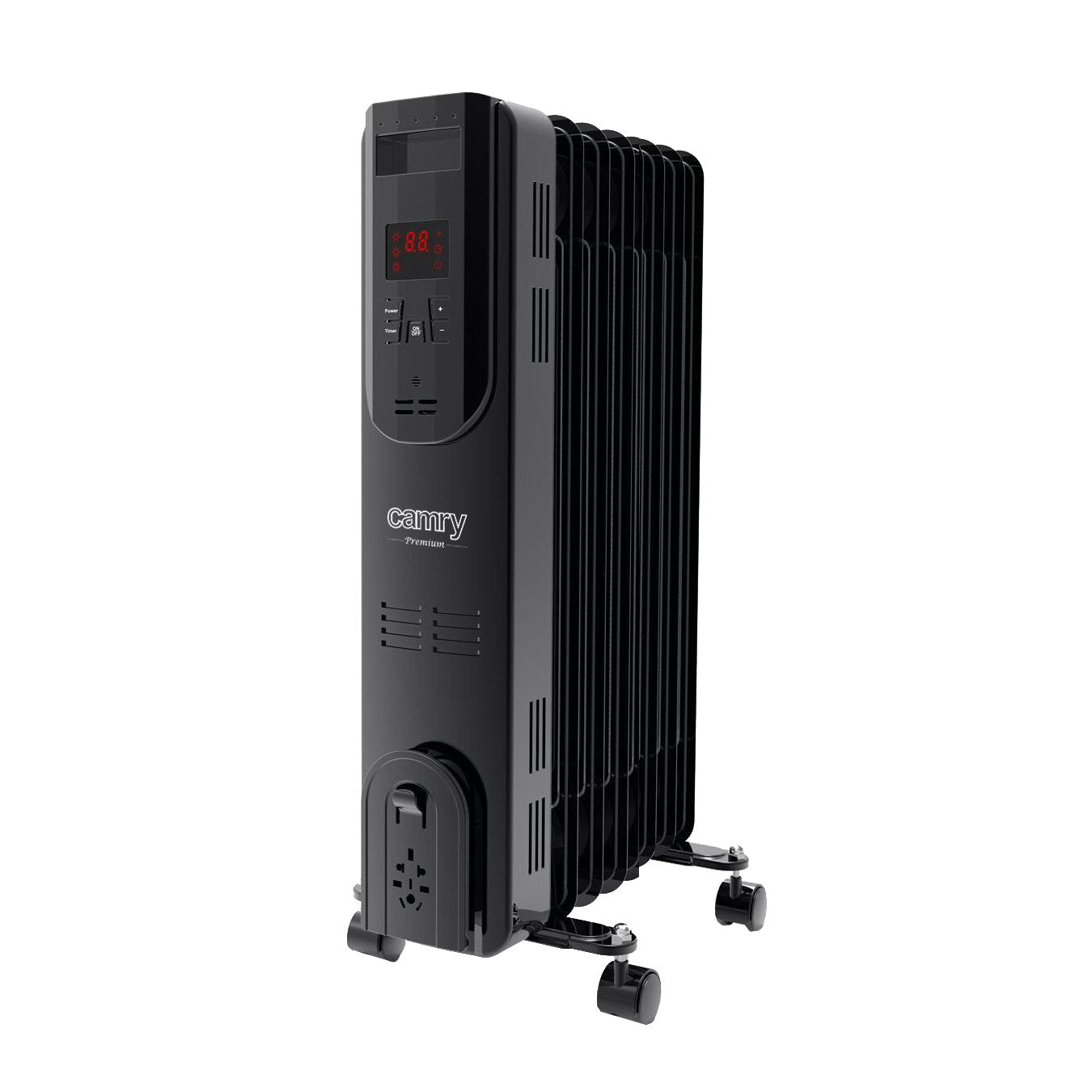 Camry | Oil-Filled Radiator with Remote Control | CR 7812 | Oil Filled Radiator | 1500 W