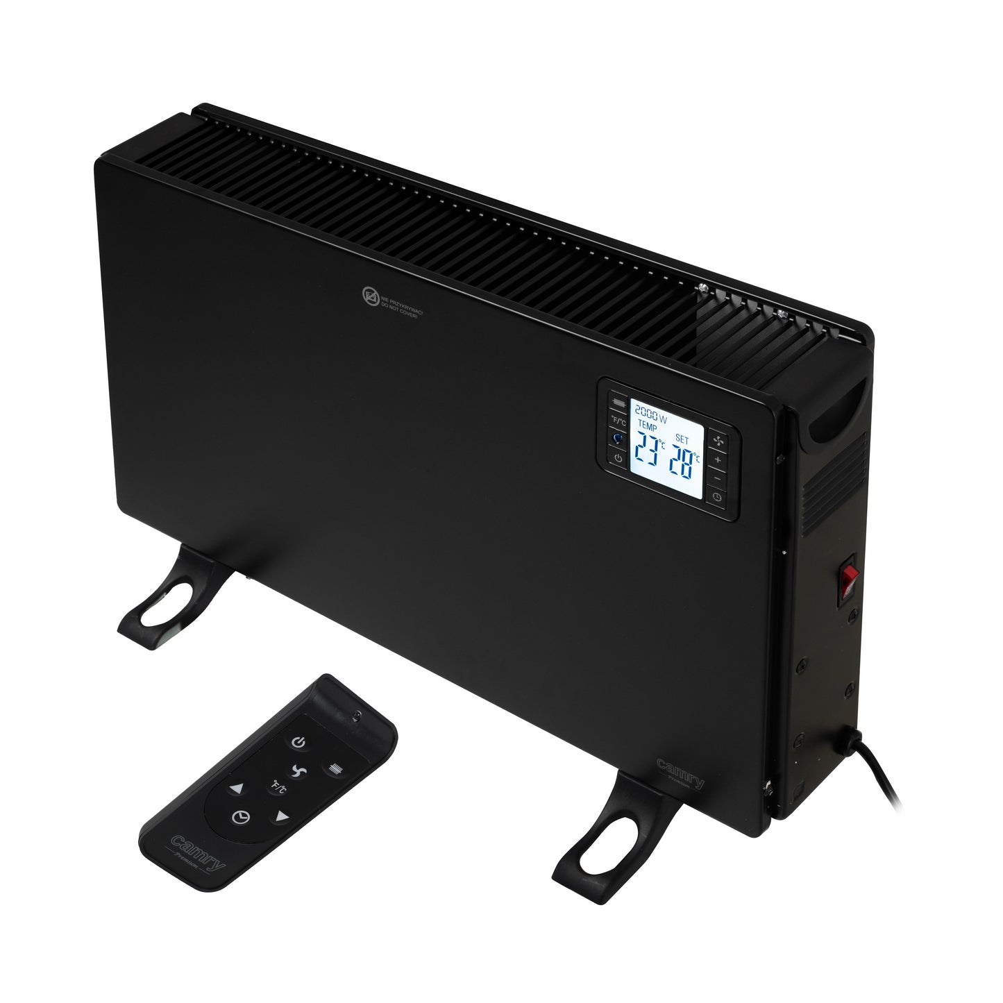 Camry Fan Heater with Remote Control | CR 7739 | Convection Heater | 2000 W