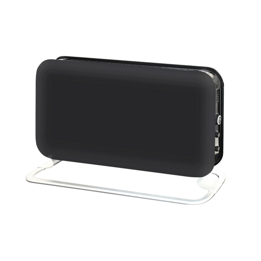 Mill CO1200WIFI3BLACK GEN3 Convection Heater, 1200W, Steel fronts, LED display