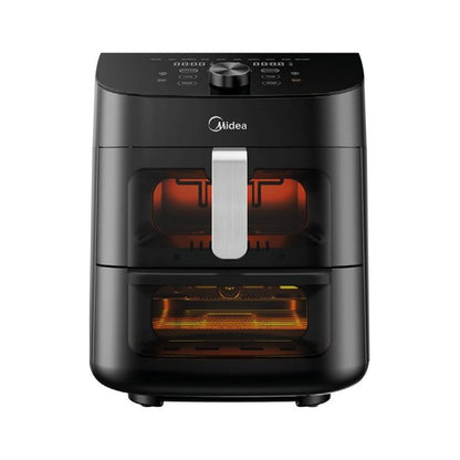 Midea Two Zone Airfryer | MAD1100DADK | Power 1850 W | Capacity 4.4/6.4 L