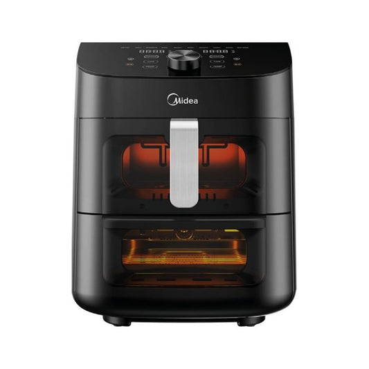 Midea Two Zone Airfryer | MAD1100DADK | Power 1850 W | Capacity 4.4/6.4 L