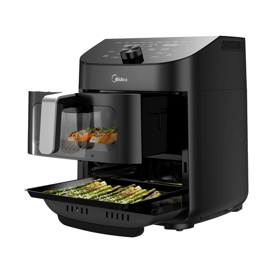 Midea Two Zone Airfryer | MAD1100DADK | Power 1850 W | Capacity 4.4/6.4 L