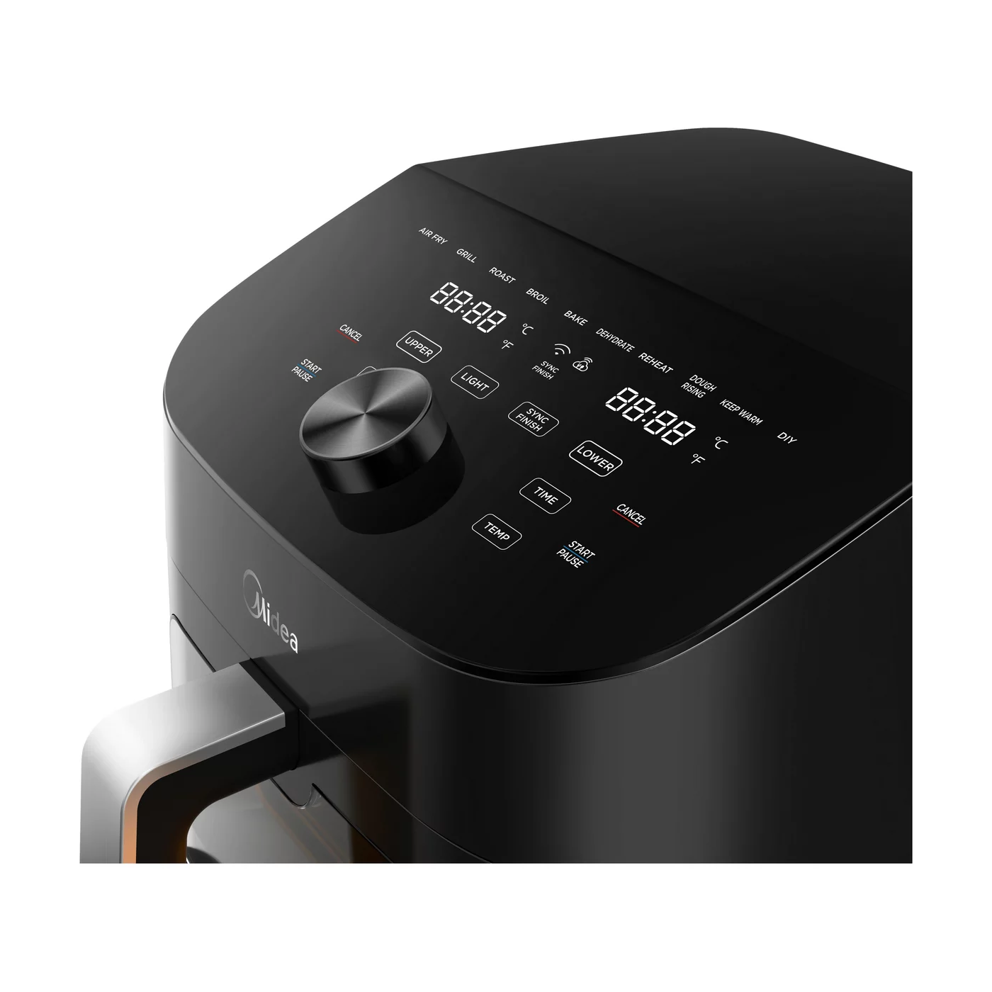 Midea Two Zone Airfryer | MAD1100DADK | Power 1850 W | Capacity 4.4/6.4 L