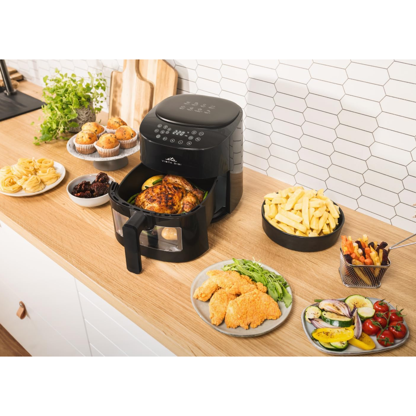 ETA | Hot air fryer | ETA016890000 Vista | Power 1300 W | Capacity 4.3 L