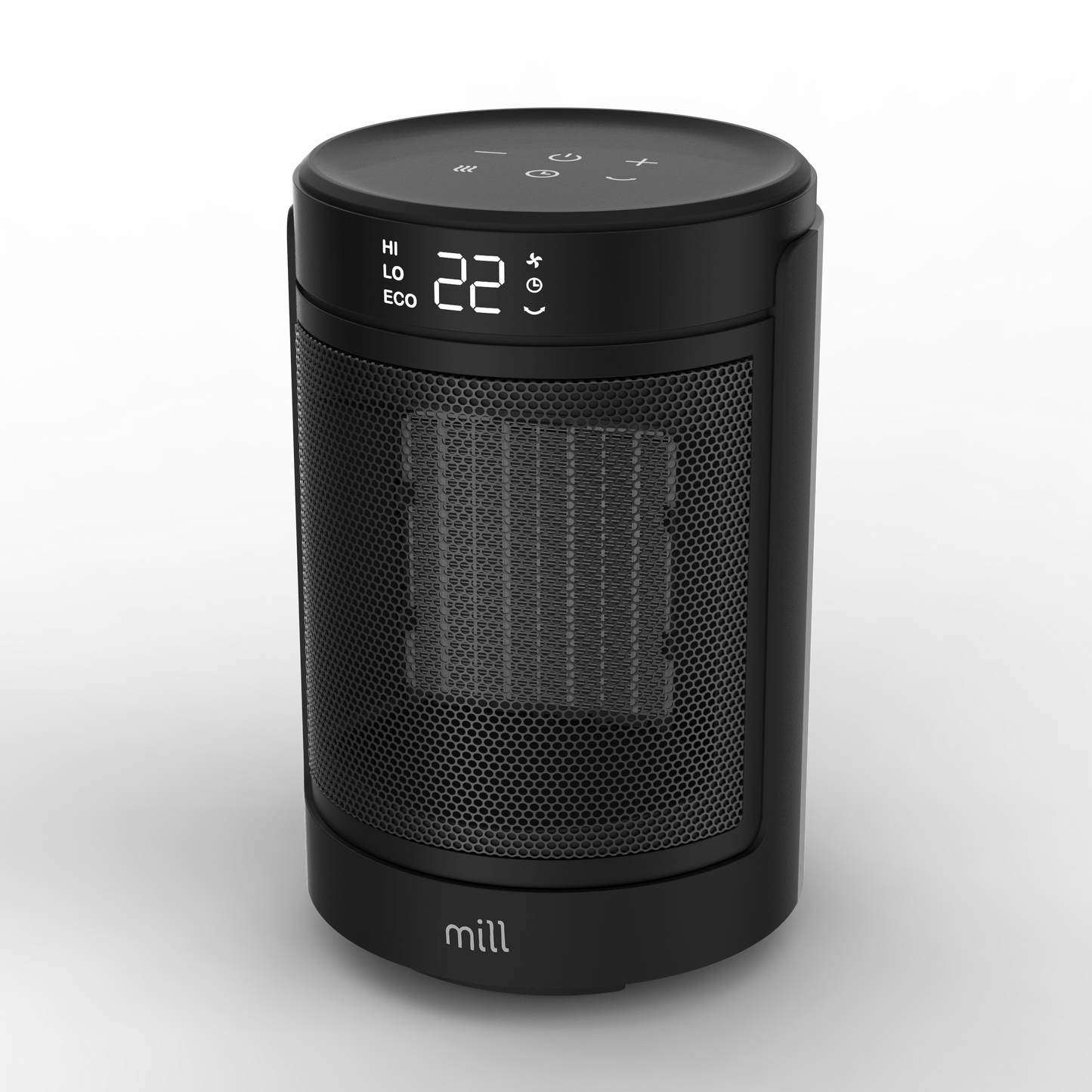 Mill FH1500BLACK | Ceramic fan heater | 1500 W | Suitable for rooms up to 22 m²