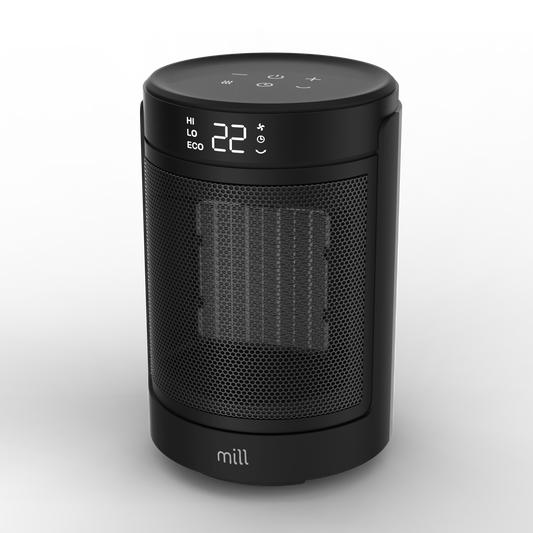 Mill FH1500BLACK | Ceramic fan heater | 1500 W | Suitable for rooms up to 22 m²