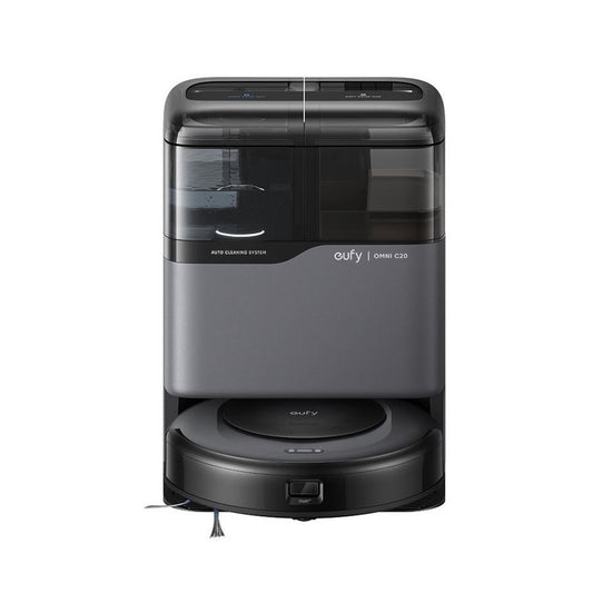 Anker Eufy | Aspirateur robot avec station tout-en-un | Omni C20 | Nettoyage eau et poussière | 7000 Pa