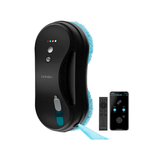 Cecotec Window Cleaning Robot | Conga Windroid 890 SprayWater Smart Connected T | Corded