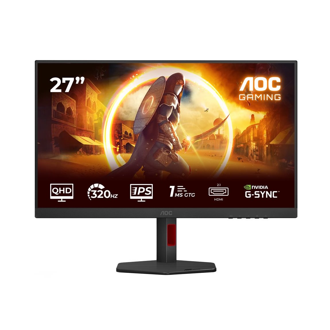 AOC Gaming | Q27G4SRU | 27 in | Fast IPS | QHD 2560 x 1440 at 320 Hz