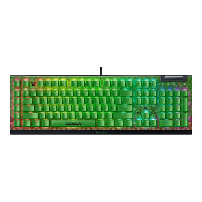 Razer BlackWidow V4 X | Gaming keyboard | Wired | Minecraft Edition | Green Mechanical Switches