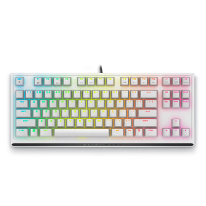 Dell AW420K Alienware | Tenkeyless Gaming Keyboard | Wired | US | Lunar Light | CHERRY MX Red