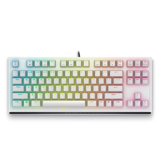 Dell AW420K Alienware | Tenkeyless Gaming Keyboard | Wired | US | Lunar Light | CHERRY MX Red