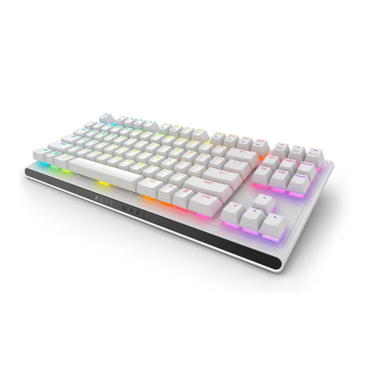 Dell AW420K Alienware | Tenkeyless Gaming Keyboard | Wired | US | Lunar Light | CHERRY MX Red